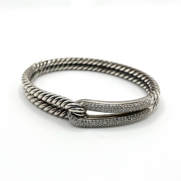 David Yurman | Jewelry | David Yurman Labryinth Single Loop Diamond ...